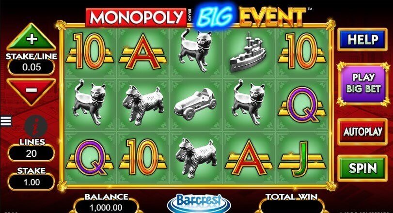 Monopoly Big Event Freispiele