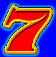 Symbol sieben Aktion Bank Slot