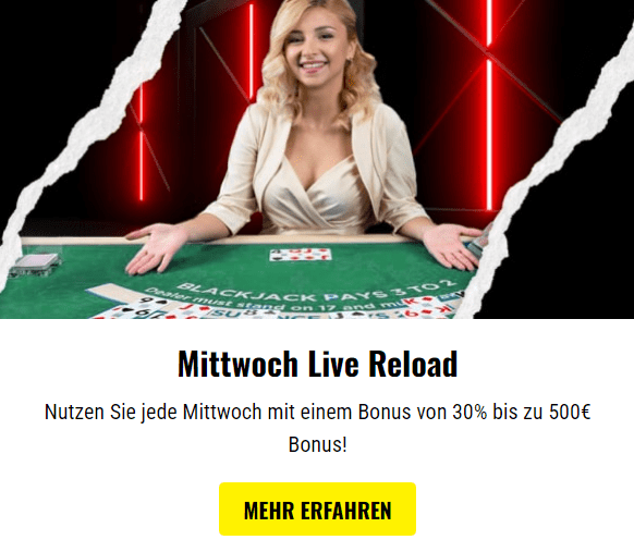 21bets Casino Mittwochs Bonus
