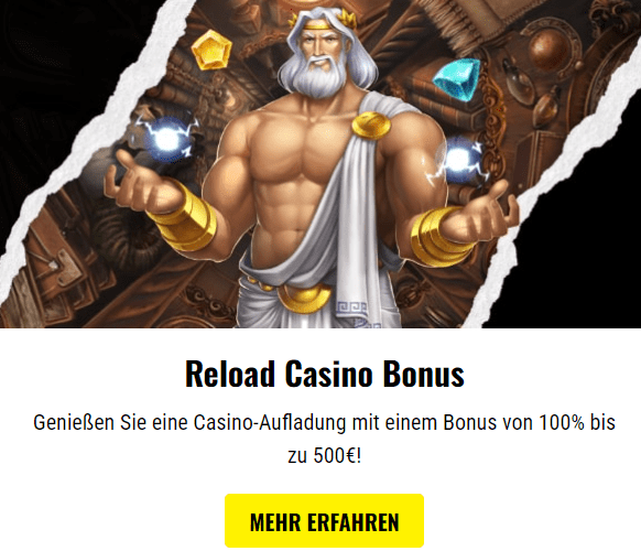 21bets Casino Reload Bonus