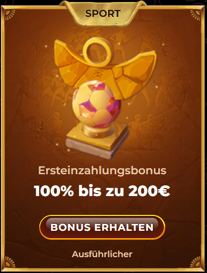 Amunra Casino Sport Willkommensbonus