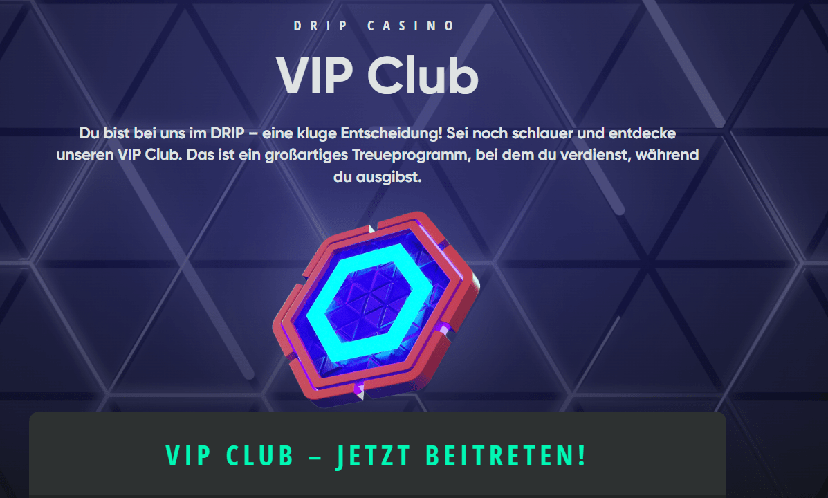 Drip Casino VIP Programm