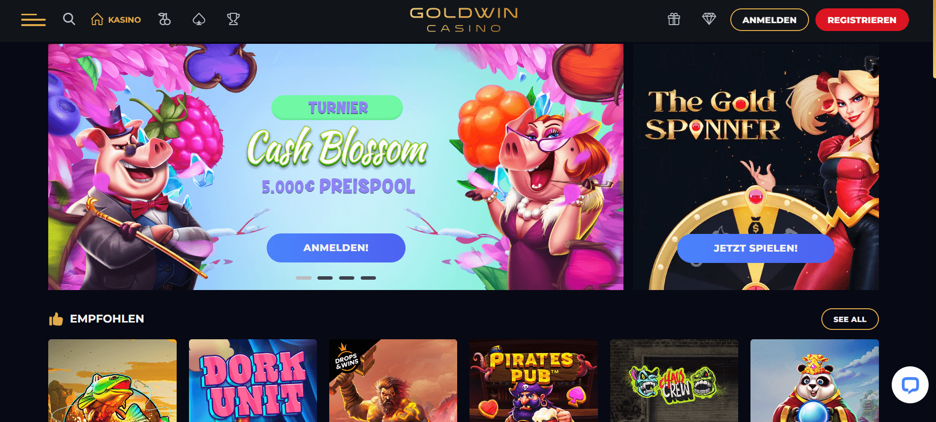 GoldWin Homepage