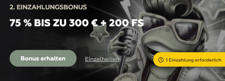 Playfina Casino Zweiter Willkommensbonus