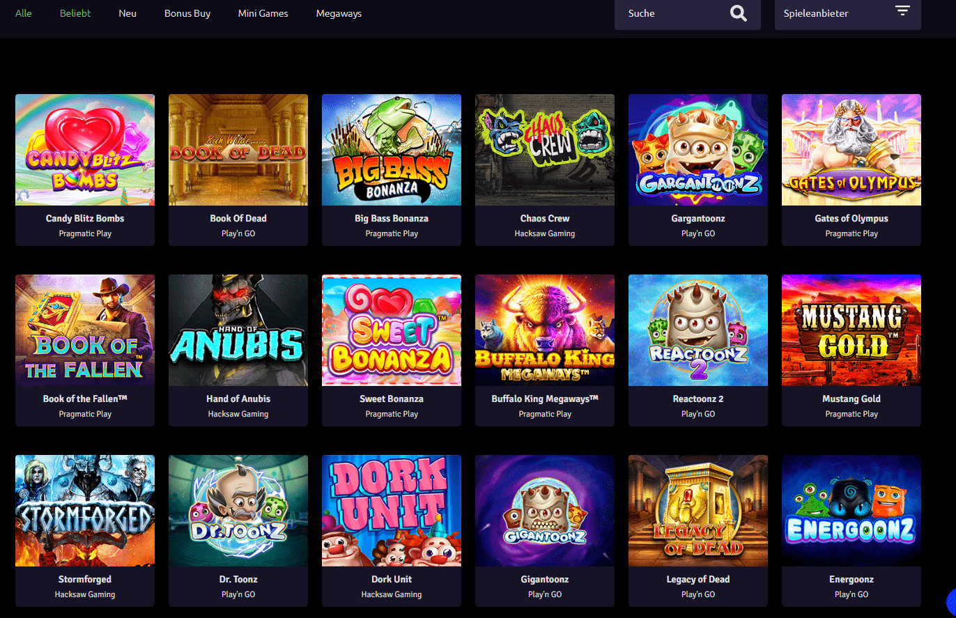 Rizz Casino Games