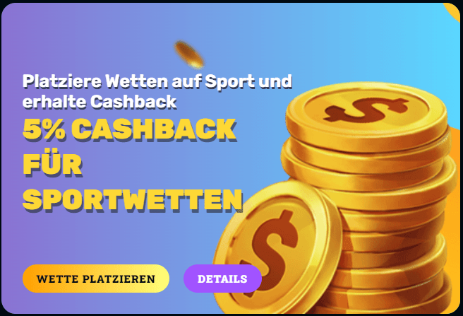 RocketPlay Sport Cashback Bonus