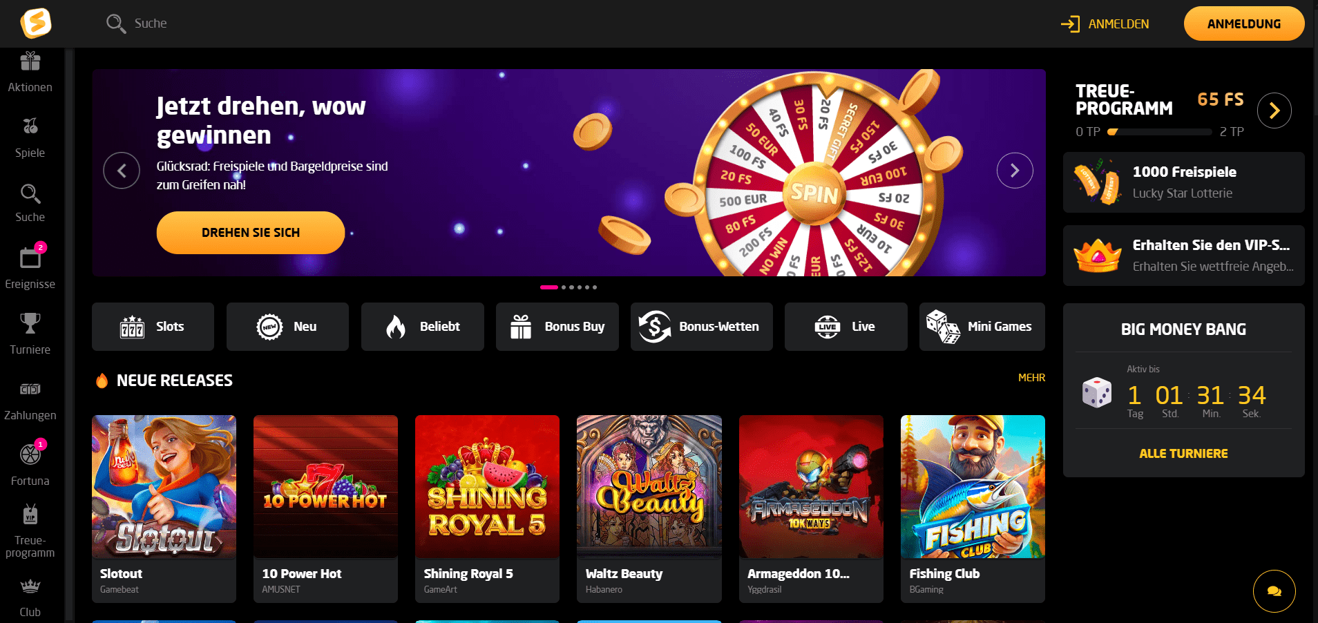 Stay Casino Homepage