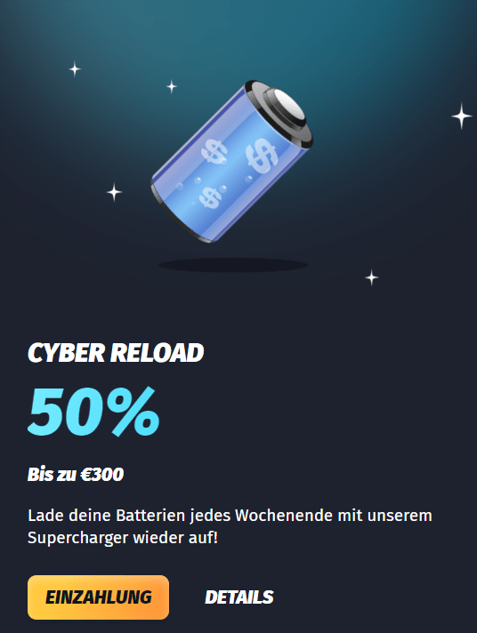 Winshark Reload Bonus