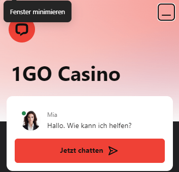  1go casino support