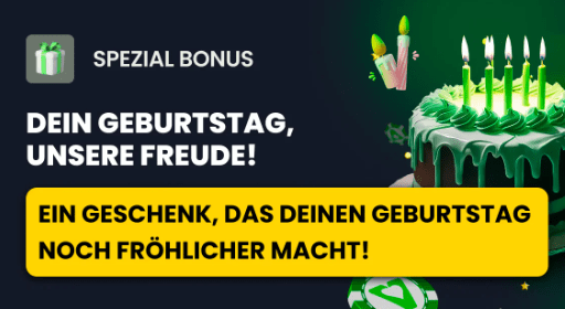 Asino Geburtstagsbonus