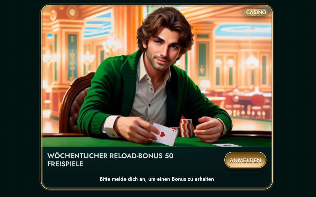 Cashed Casino reload bonus2