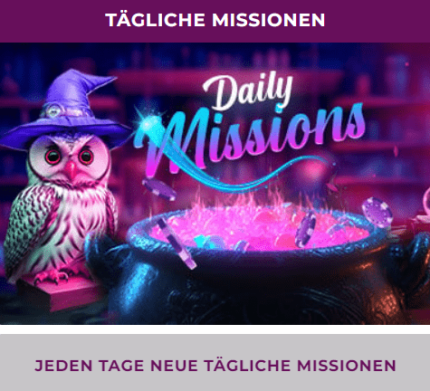 Magical Spin Casino Missionen