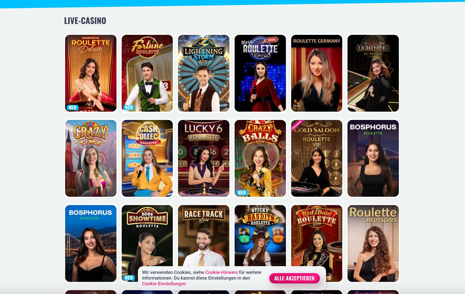 OhMySpins live casino