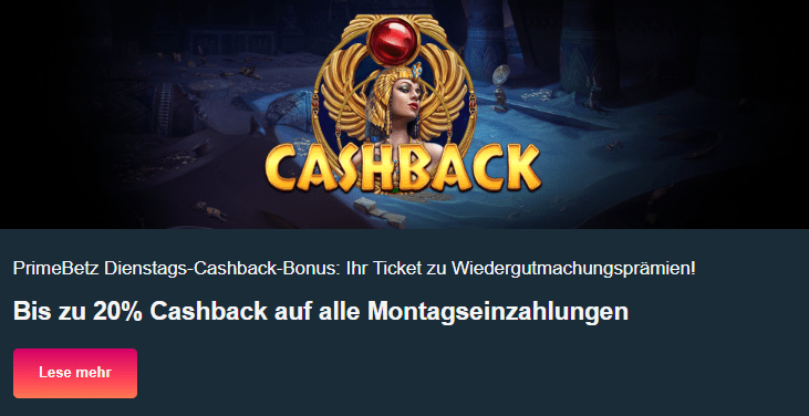 PrimeBetz Cashback