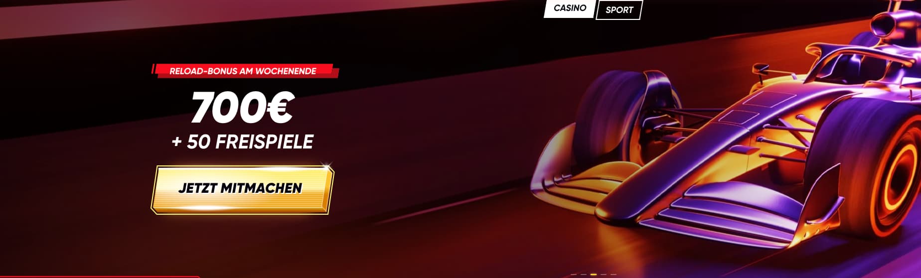 Quickwin casino reload bonus