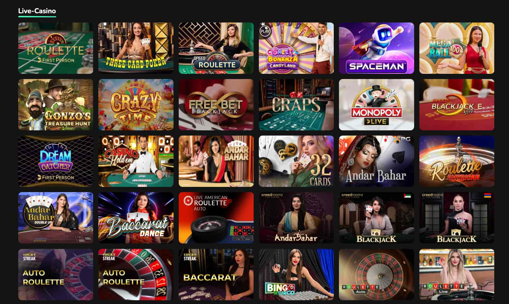 TikTakBet live casino