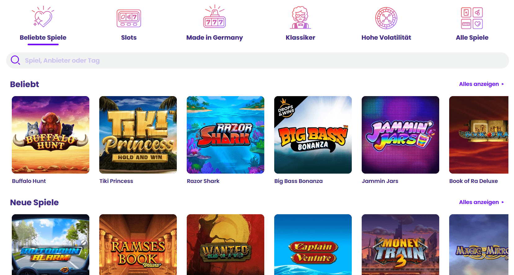 Wildz Casino Games