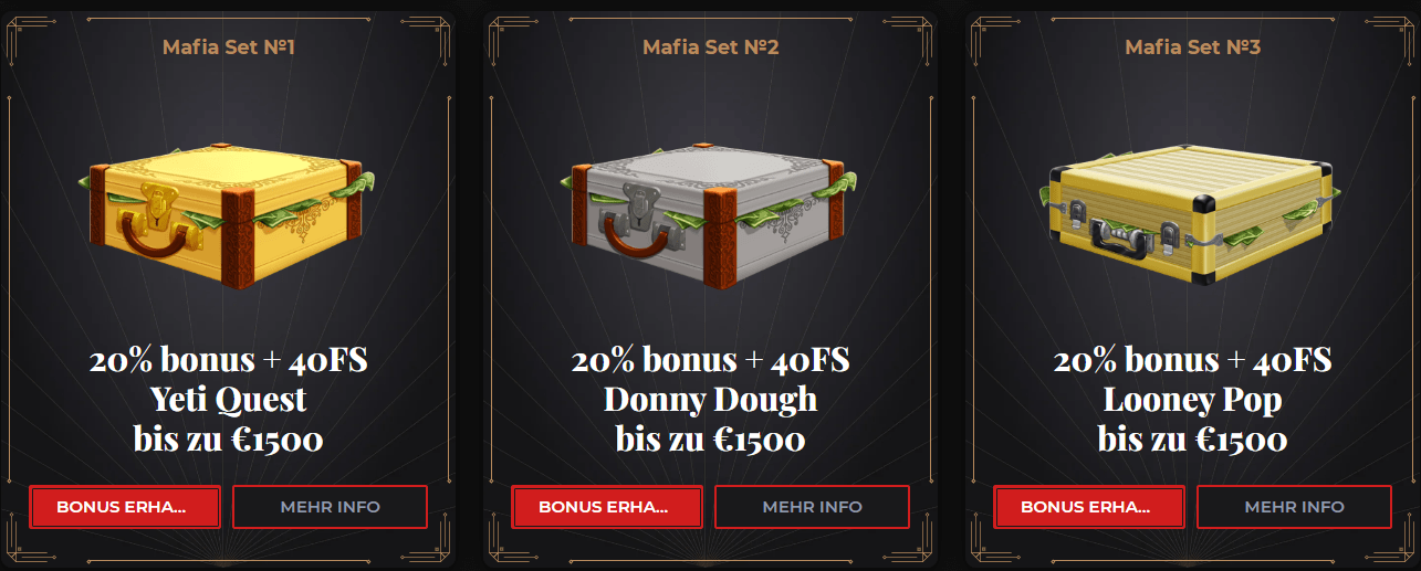 Windetta Casino Mafia Set Bonus