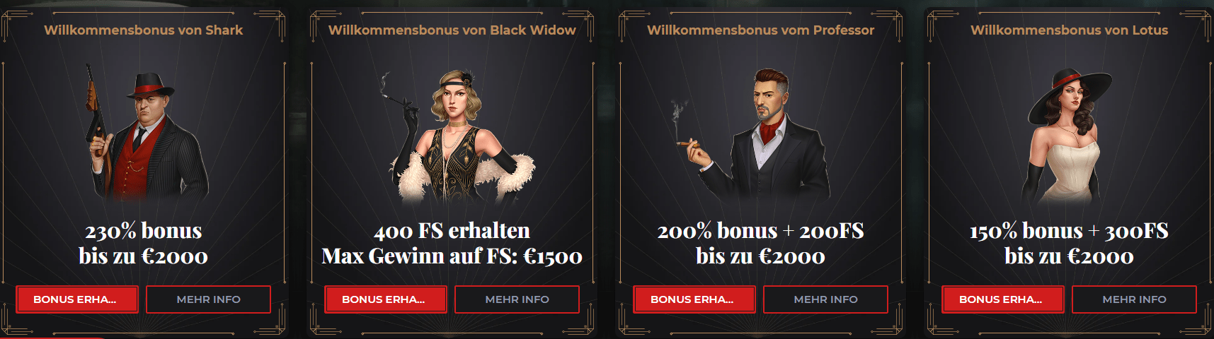 Windetta Casino Willkommensbonus