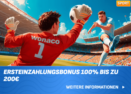 Wonaco Casino Sport Willkommensbonus