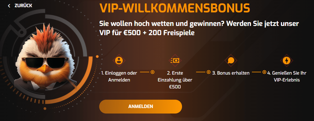 hugo casino vip welcomebonus