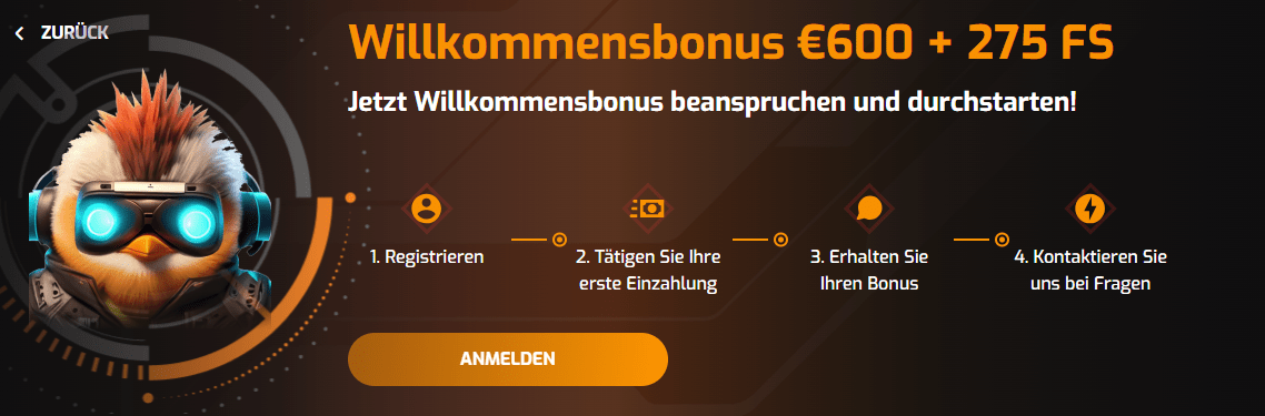 hugo casino welcomebonus