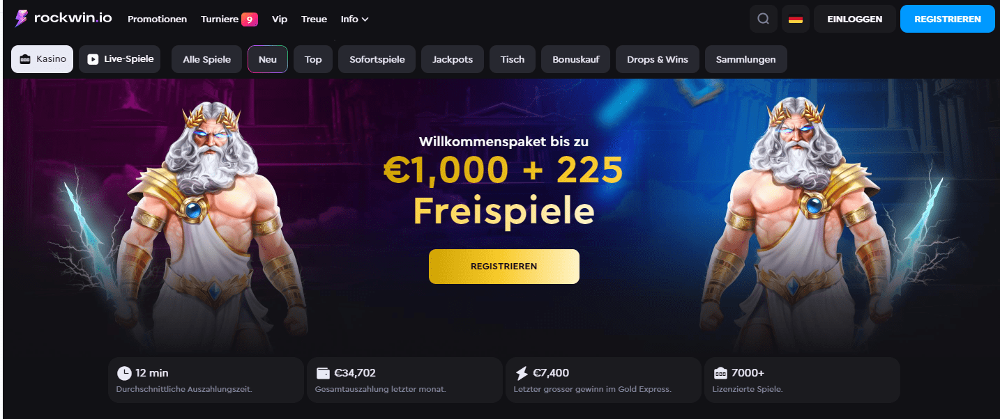 rockwin casino main page