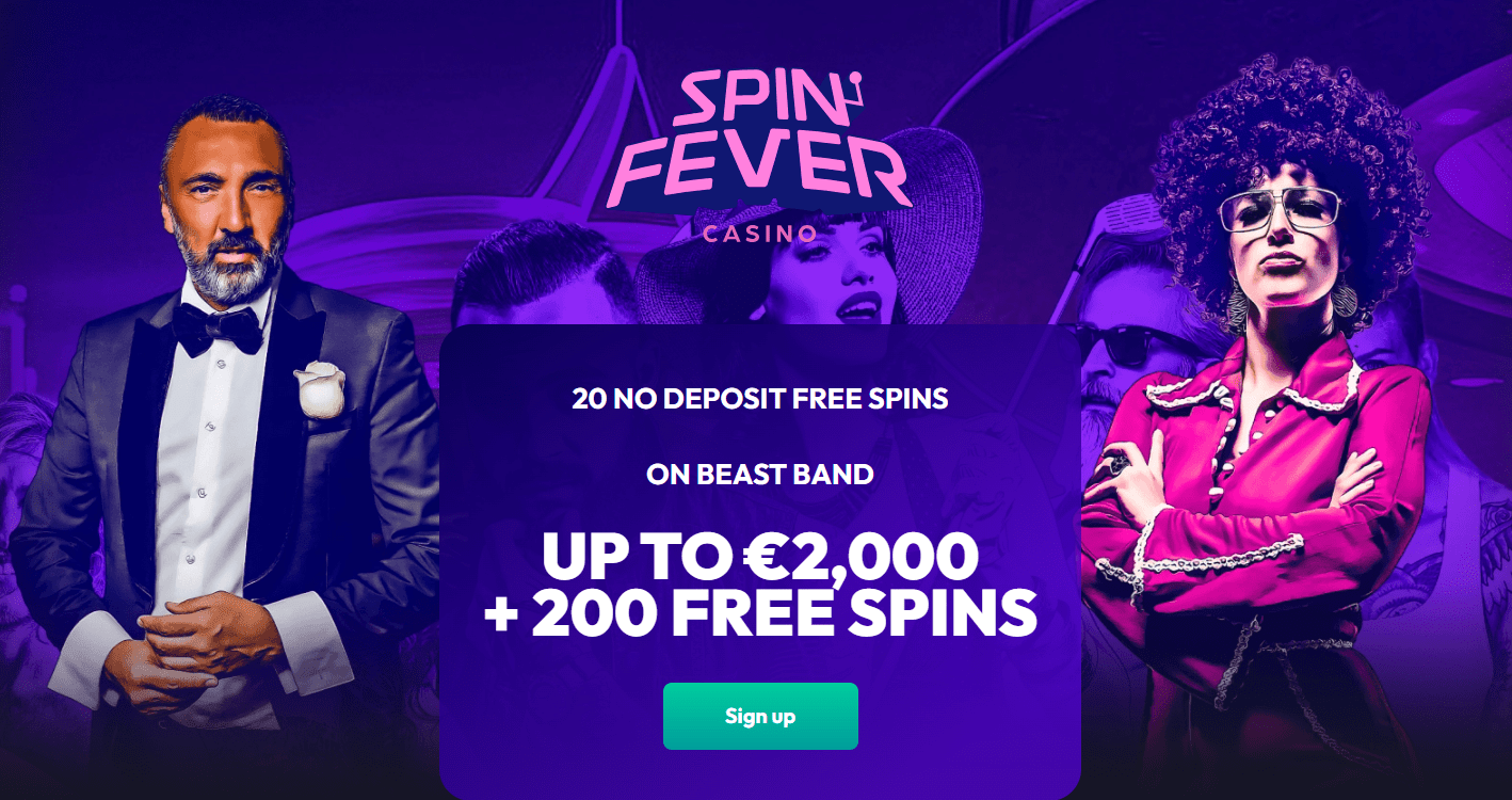 spin fever 20 free spins bonus gamblizard