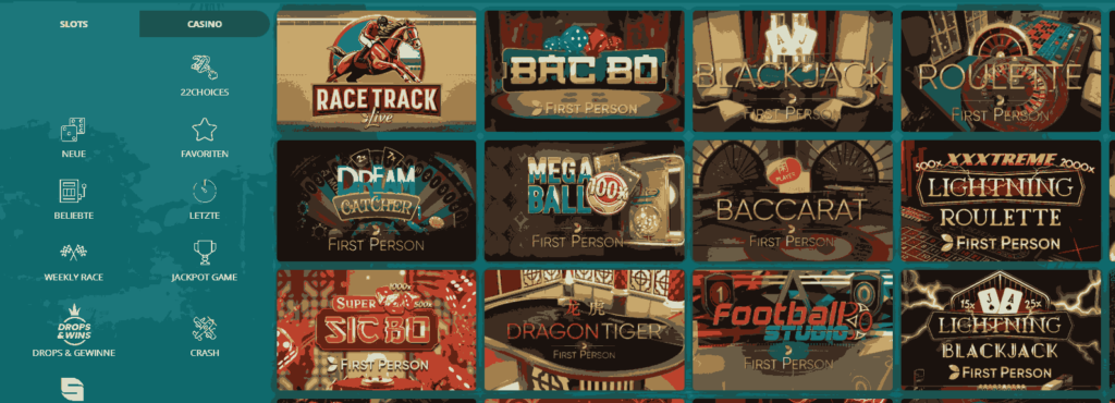 22bet games