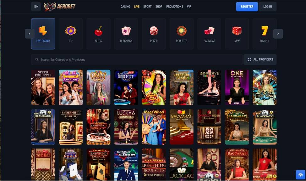 aerobet live casino