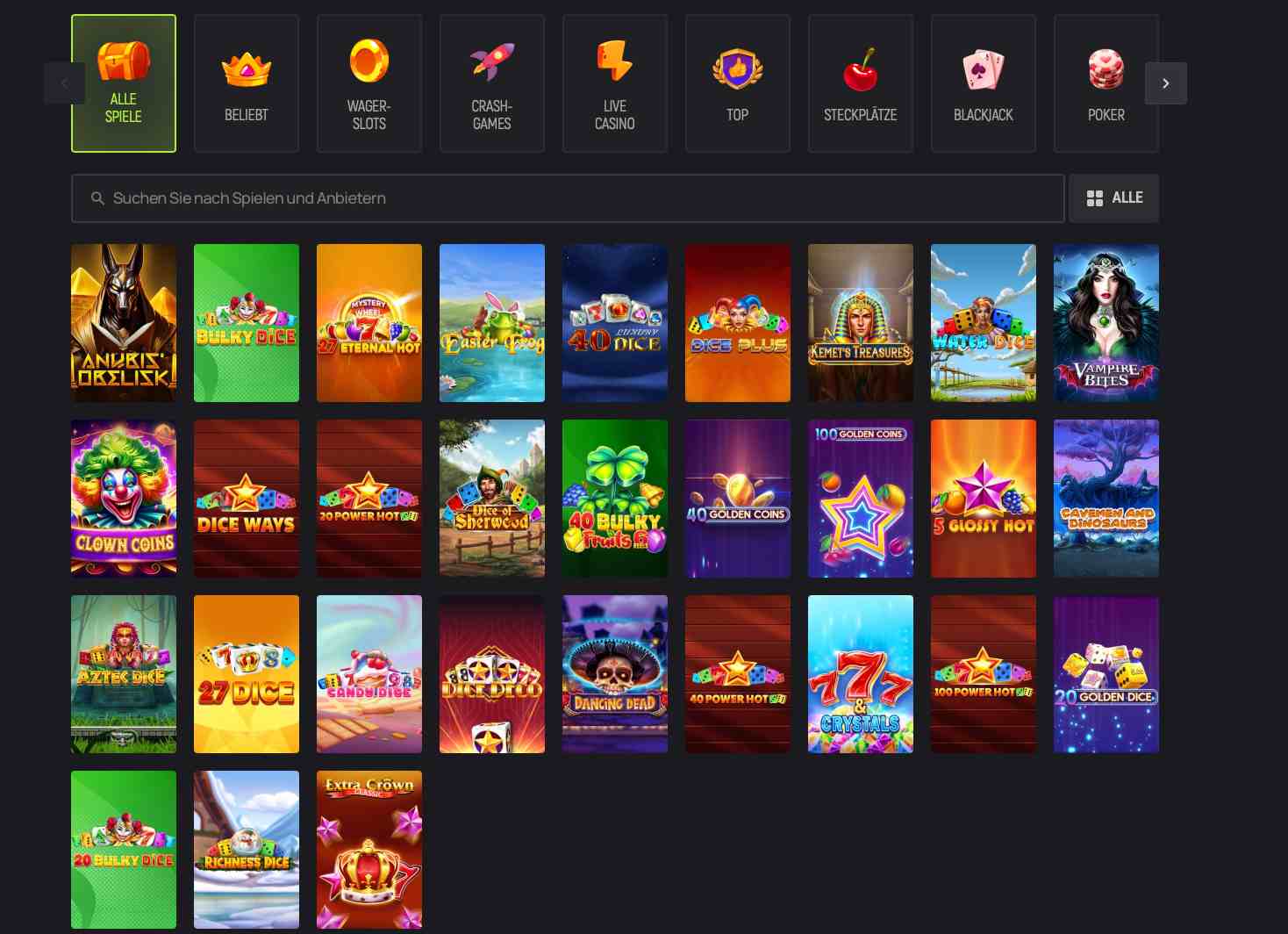 avocasino games