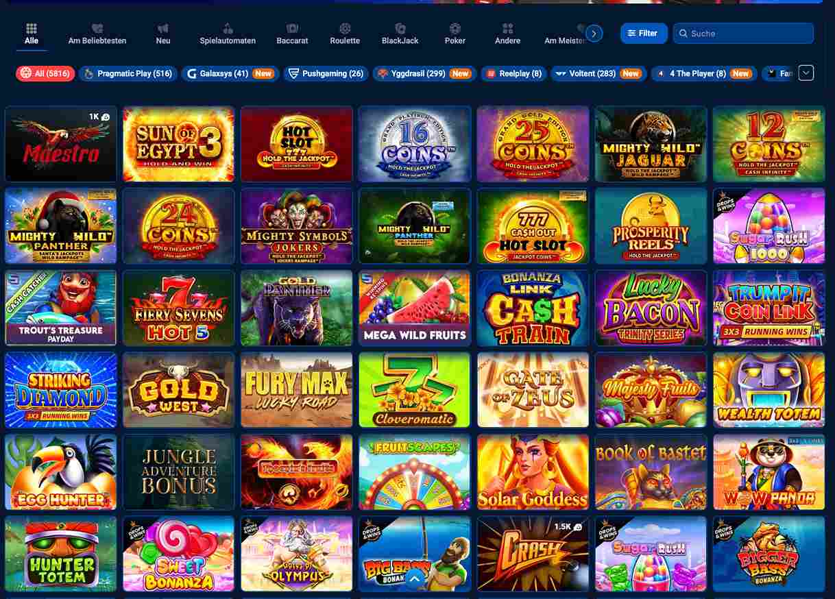 betospin casino all games