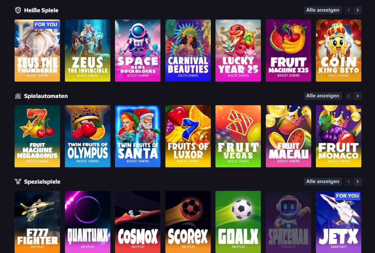 blaze spins games