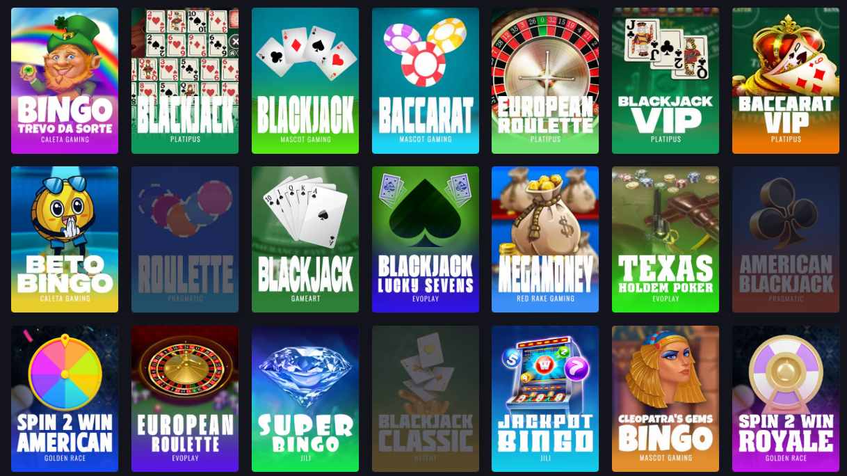 blaze spins table games