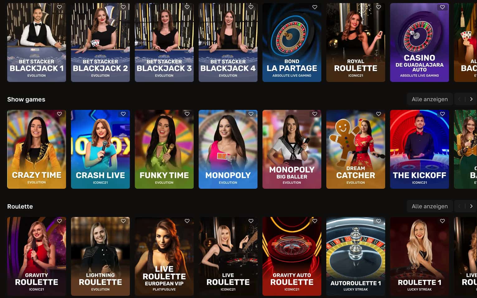 crowngold live casino
