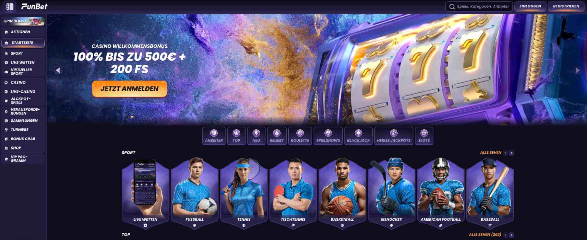 funbet main page