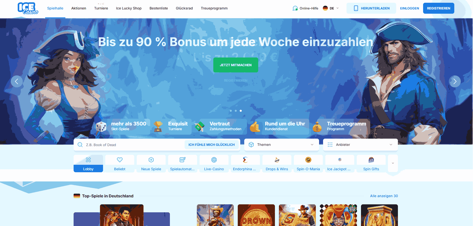 ice main page
