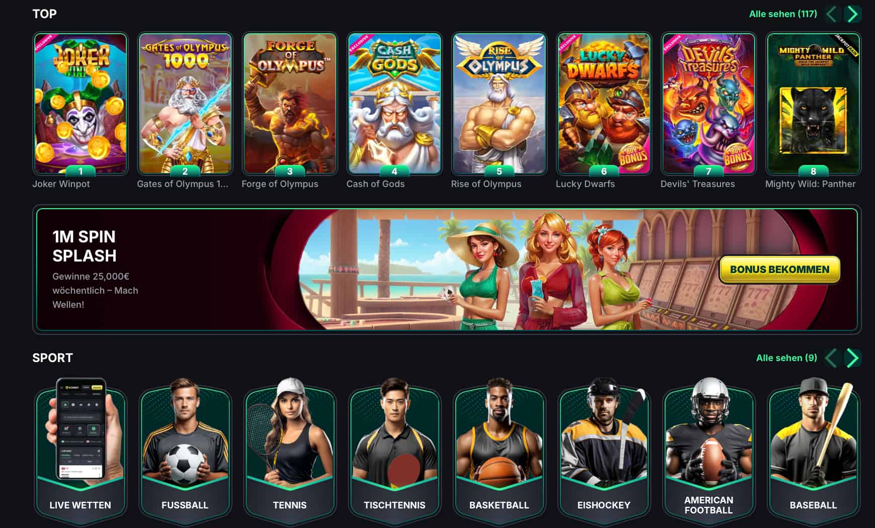 kinbet games