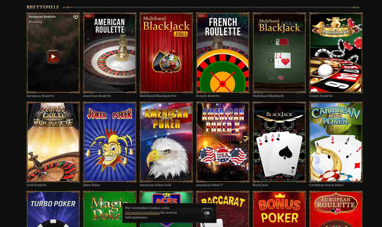 kyngs table games