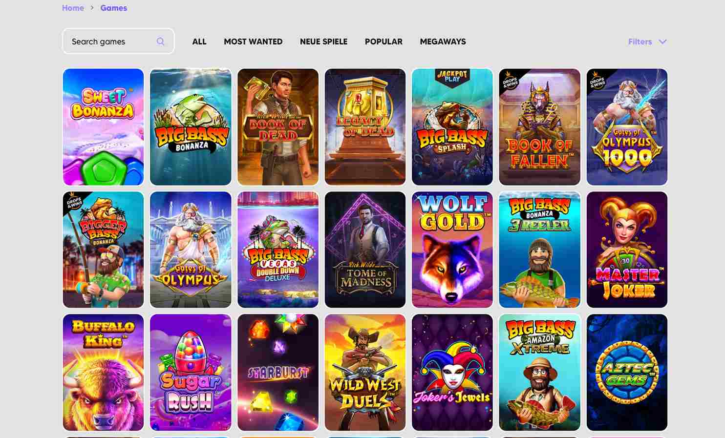 mrwest casino games