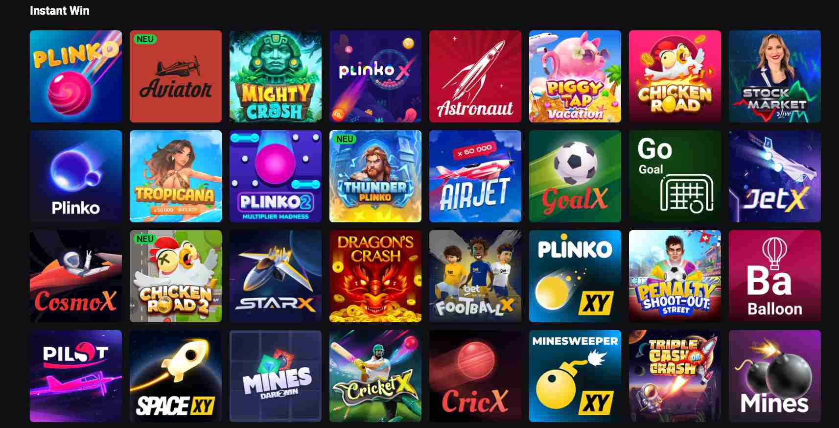n1bet instant games