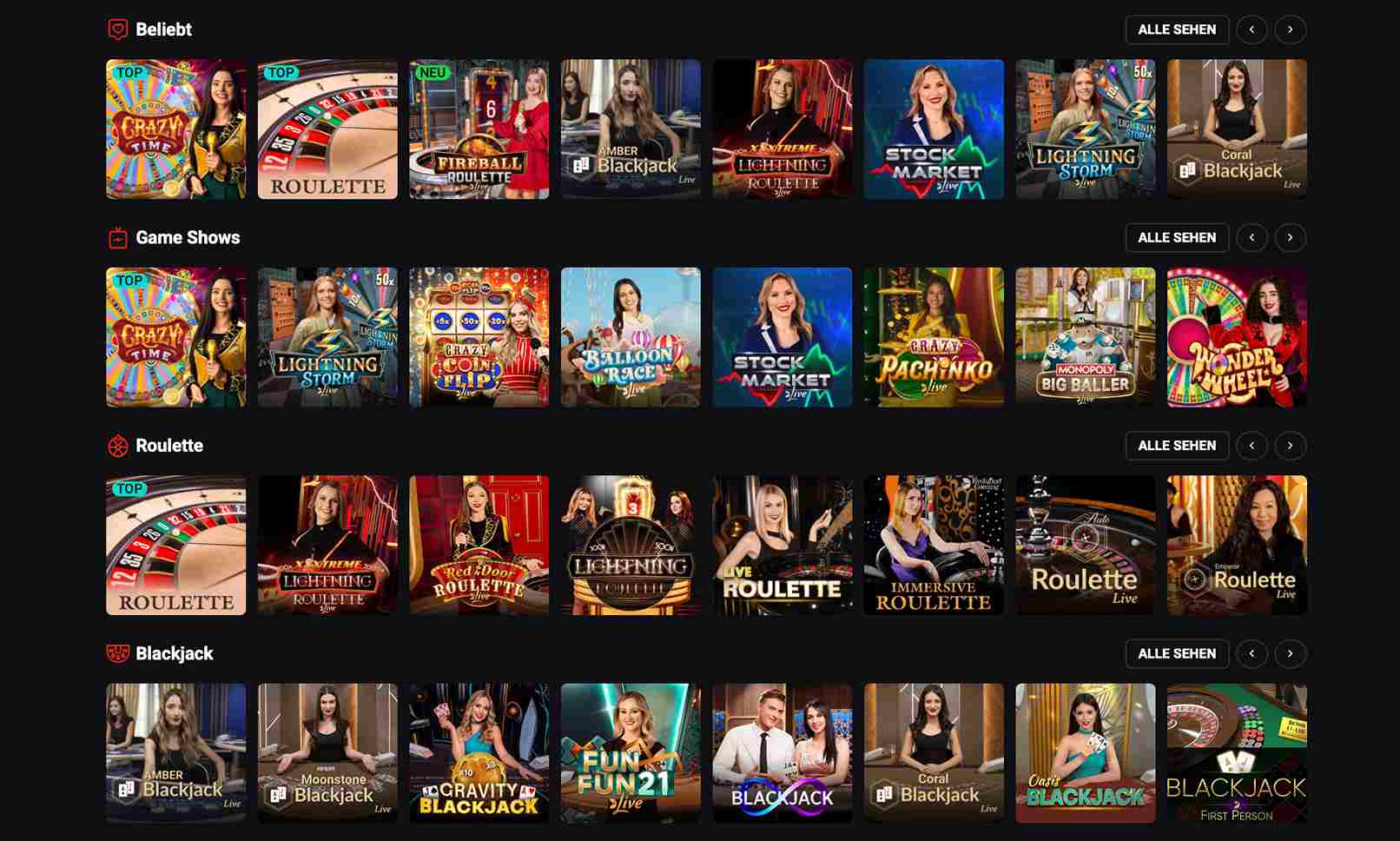 n1bet live casino