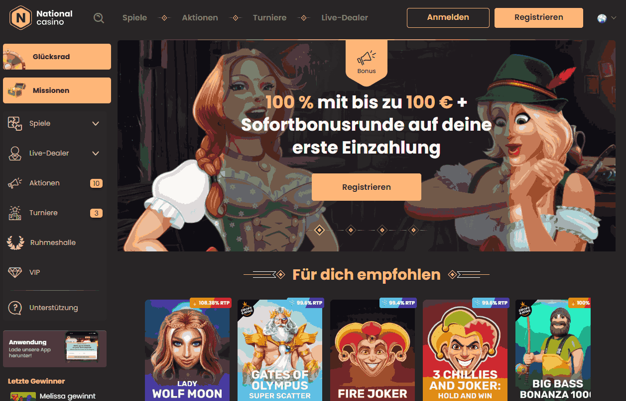national main page