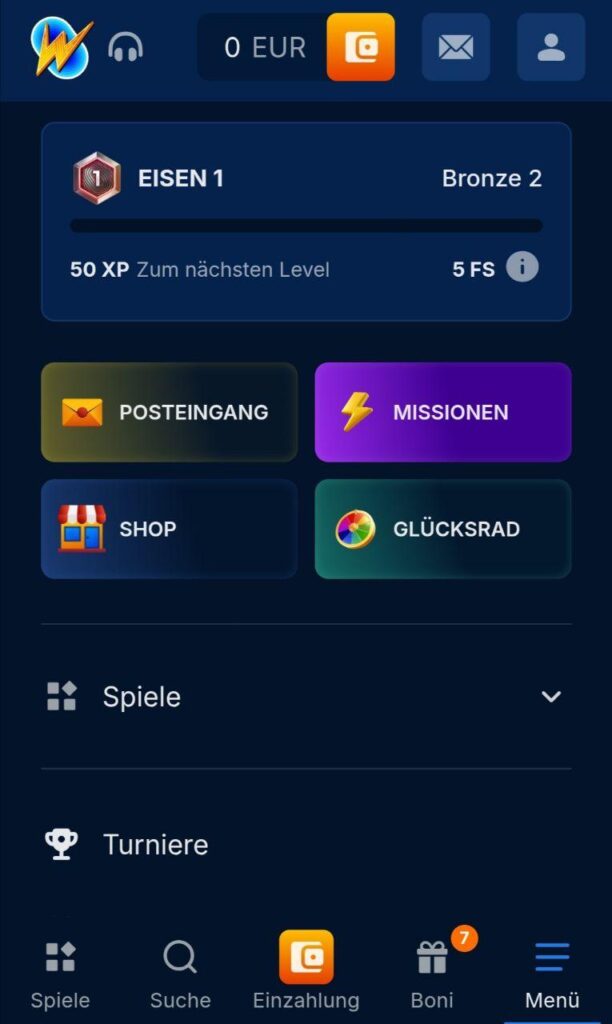 onlywin menu
