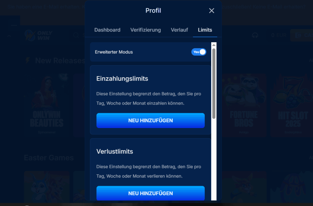 onlywin profil