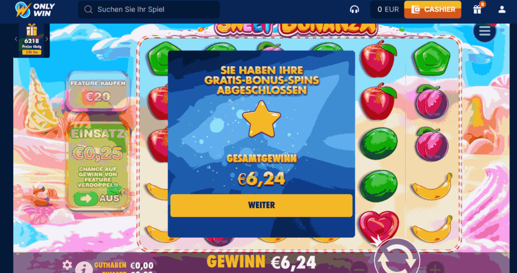 onlywin sweet bonanza