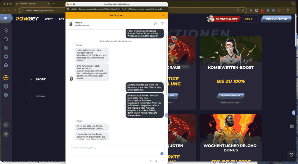 powbet support chat