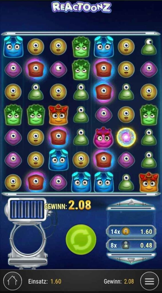 reactoonz slot