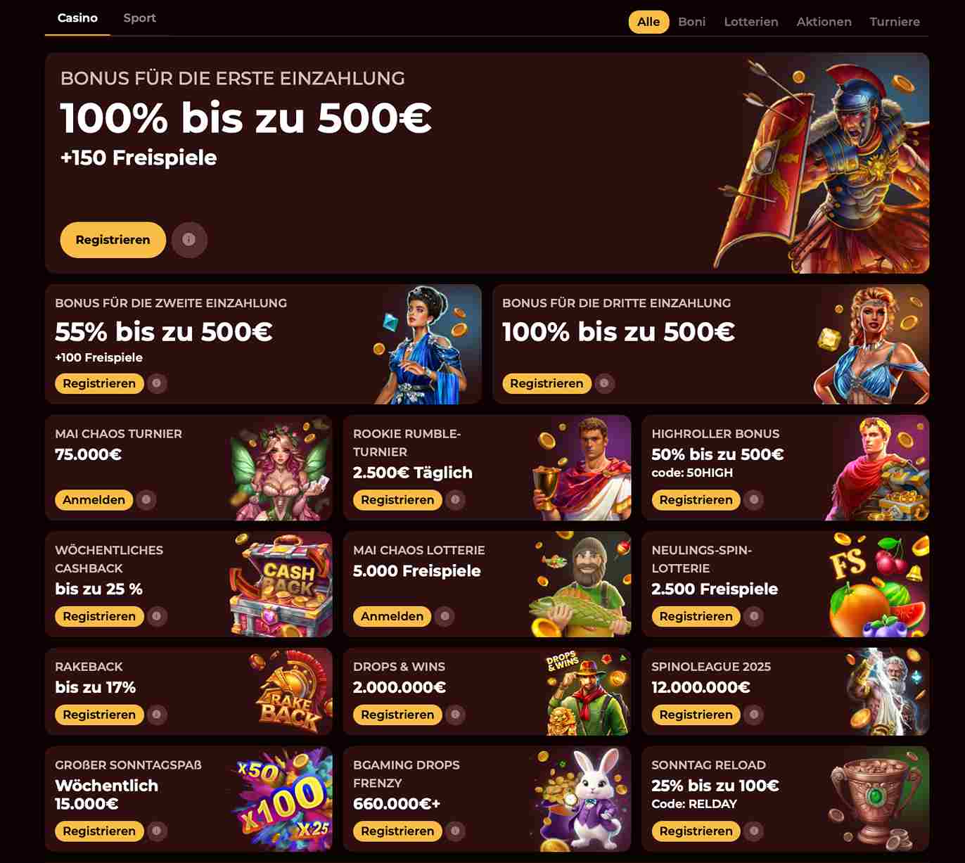 roman casino promotions