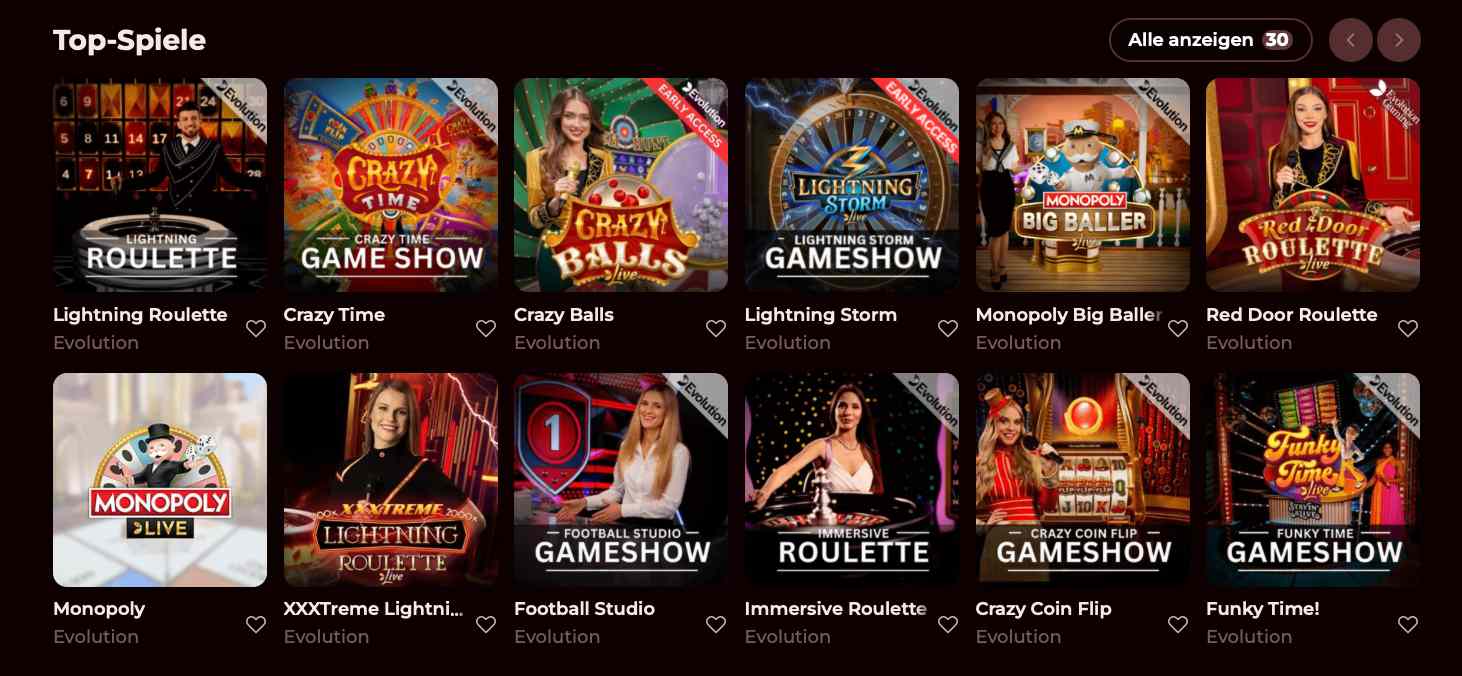roman casino top games
